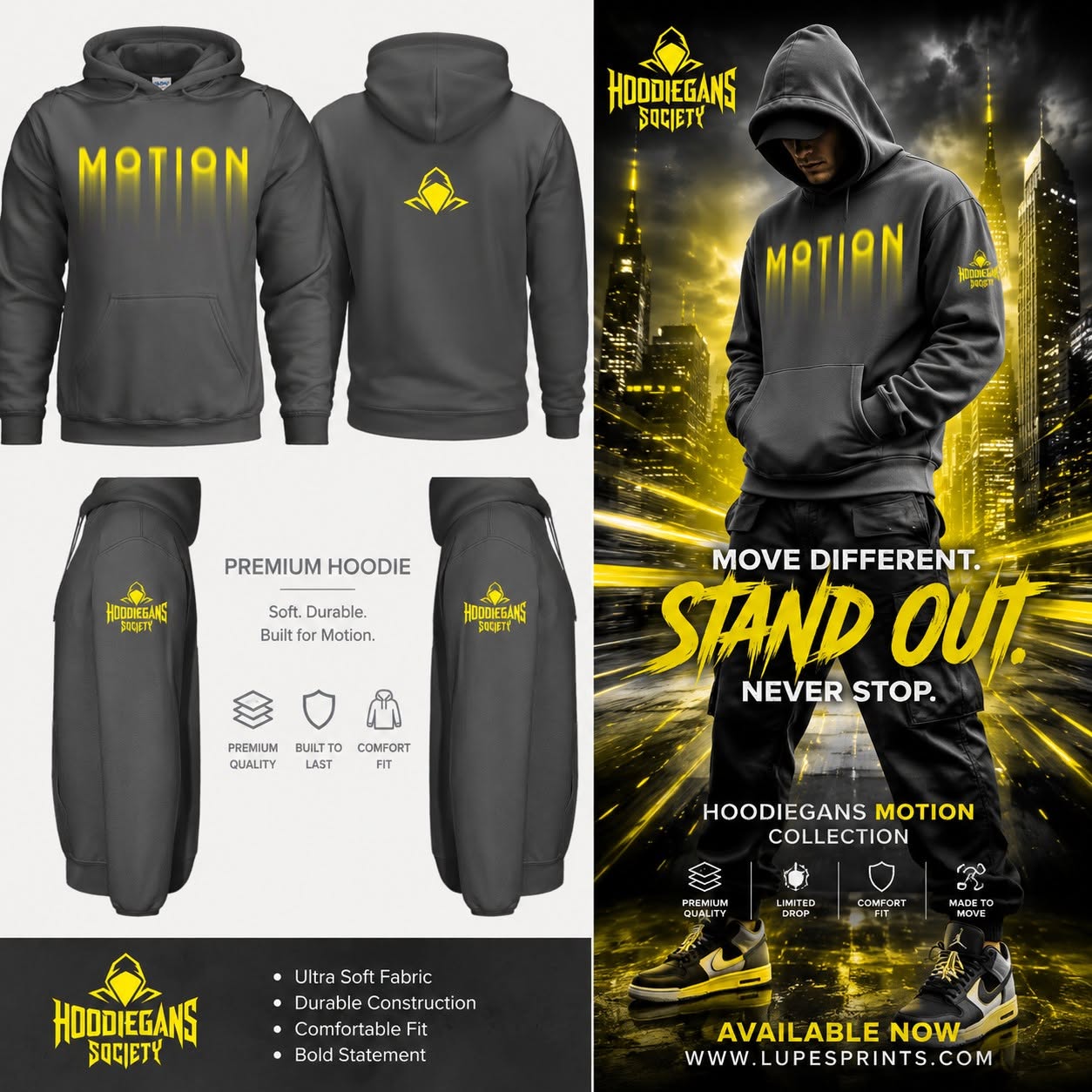 Hoodiegans MOTION Hoodie