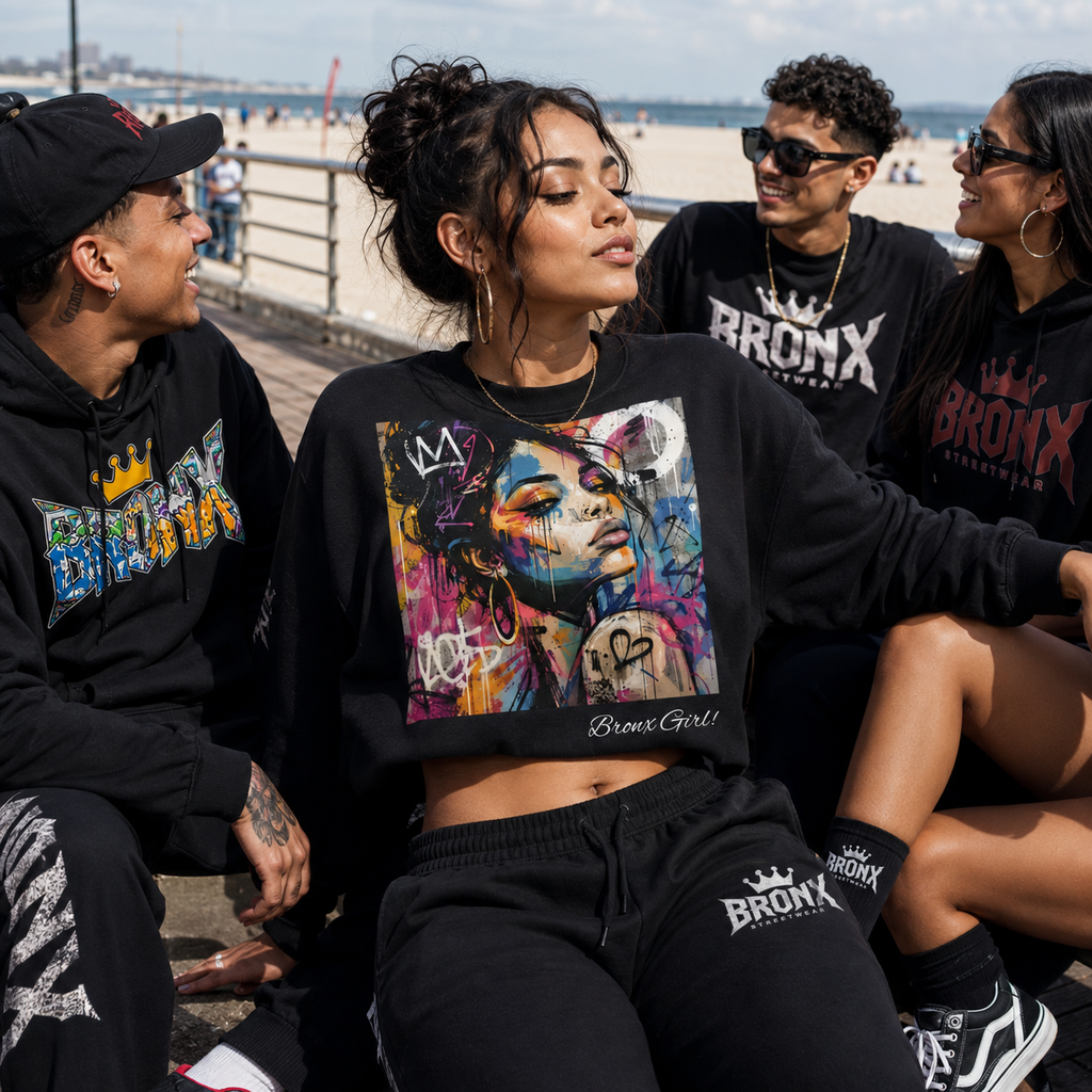 Urban Muse Graffiti Women's Pullover Fleece