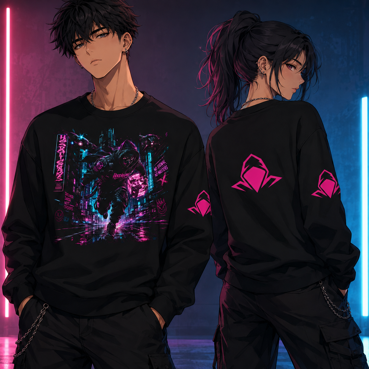 Hoodiegans Data Runner Crewneck Sweatshirt