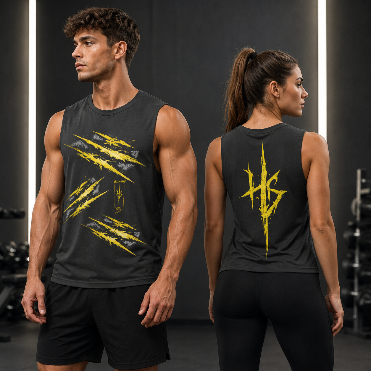 Hoodiegans Performance Muscle Activewear T-Shirt