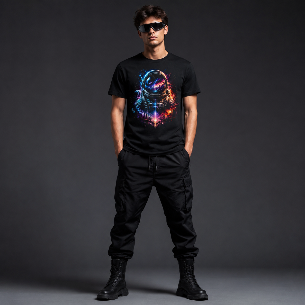 Cosmic City Explorer Graphic Tee