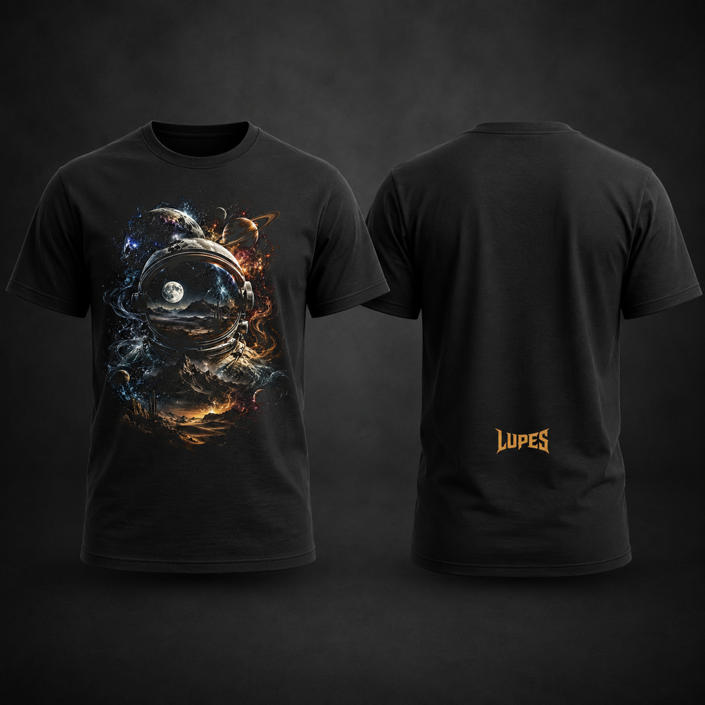 Lupes Lunar Mirage Space Graphic Tee