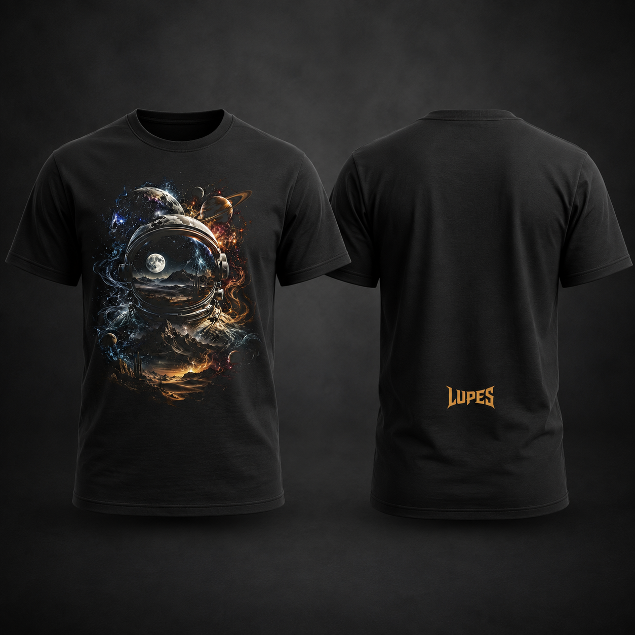 Lupes Lunar Mirage Space Graphic Tee