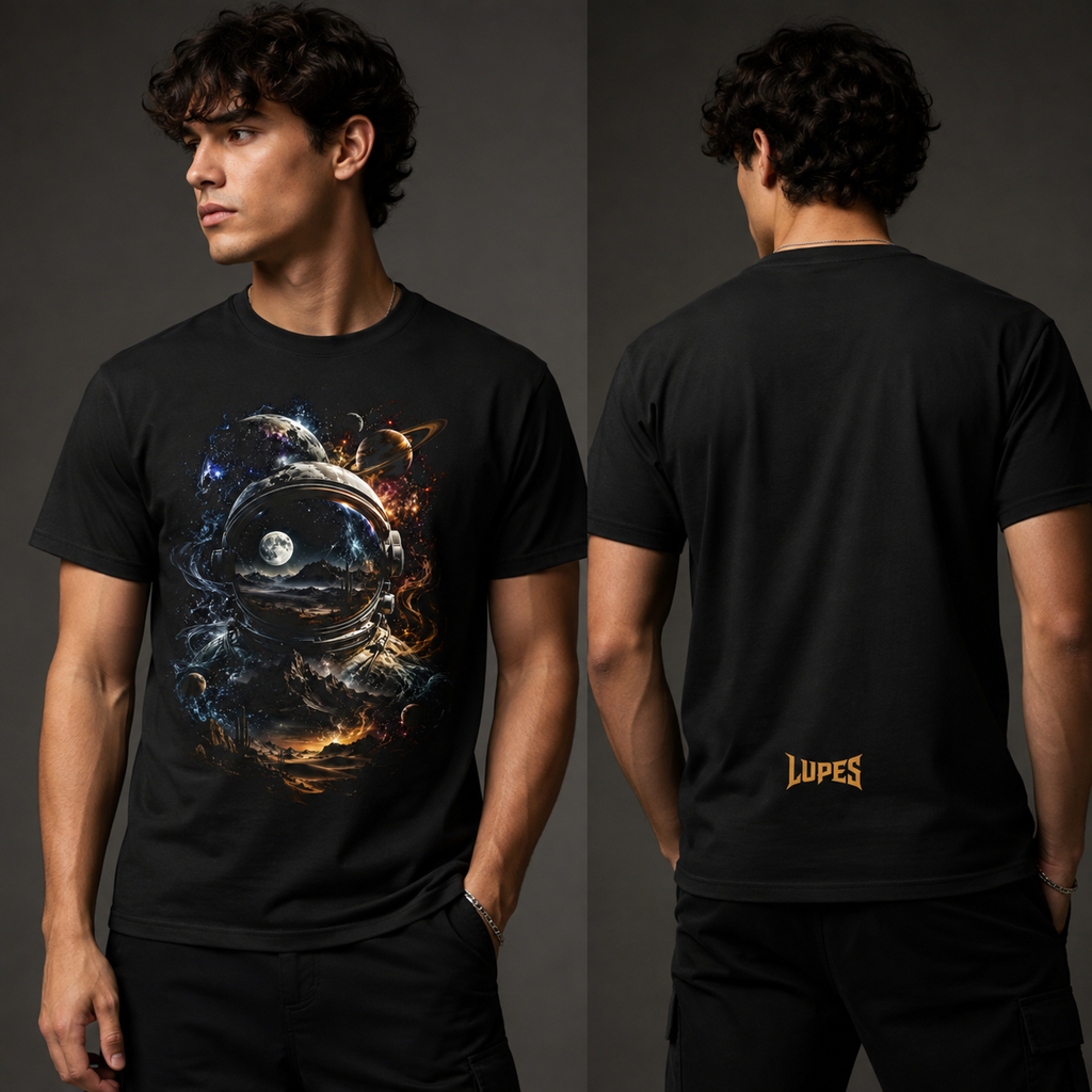 Lupes Lunar Mirage Space Graphic Tee
