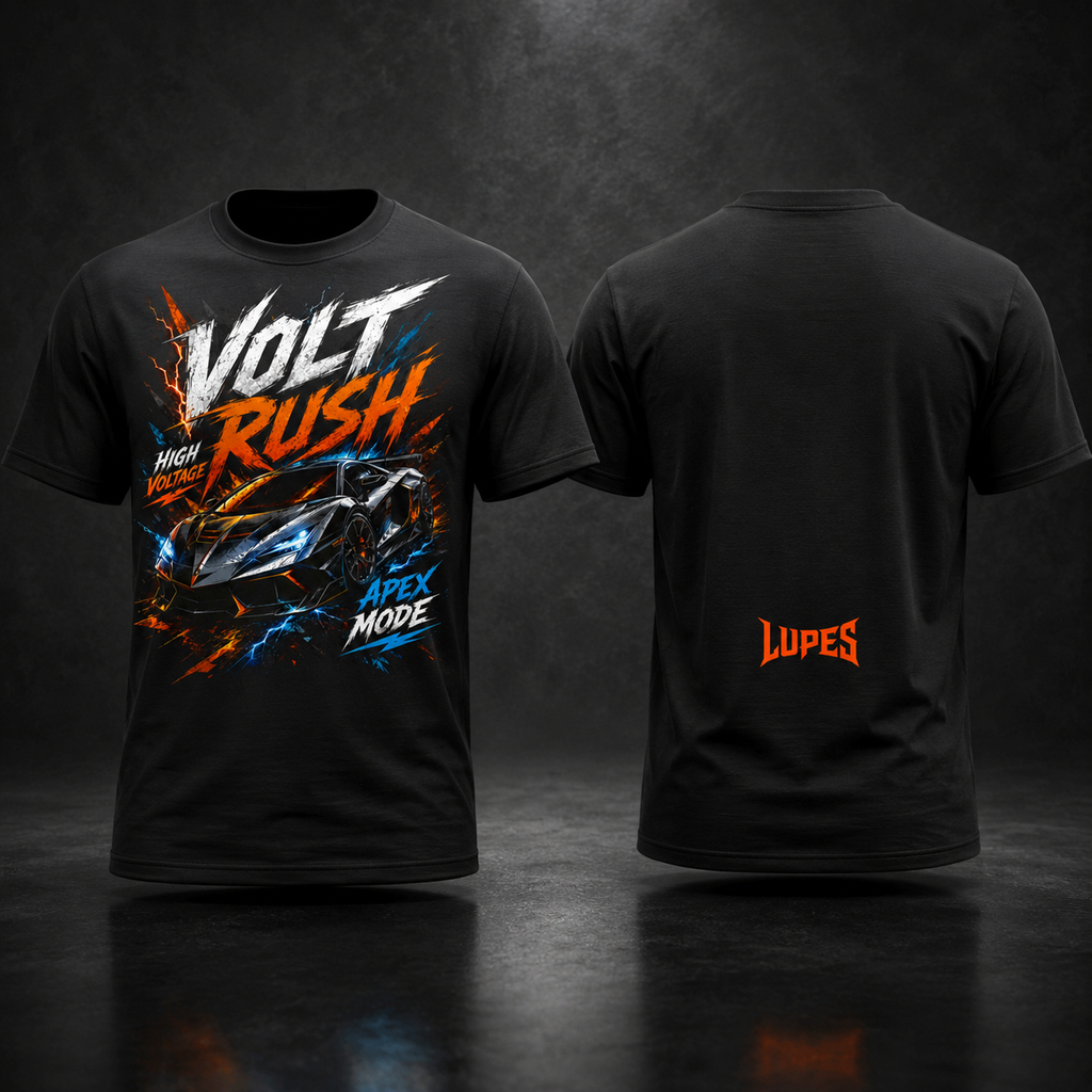Lupes Vult Rush Car Graphic Tee