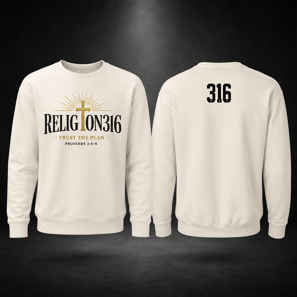 Religion316 Ivory Crewneck Sweater