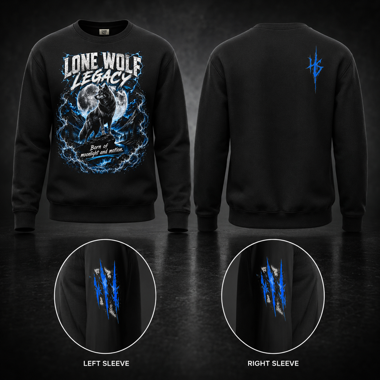 HG Lone Wolf Crewneck Sweater