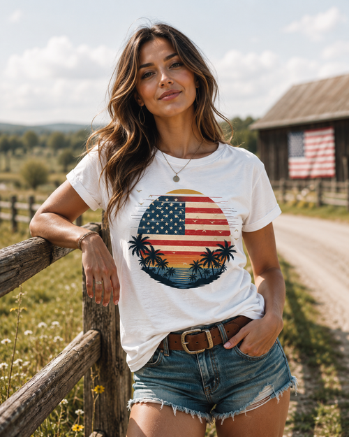 American Sunset Heritage Graphic Tee