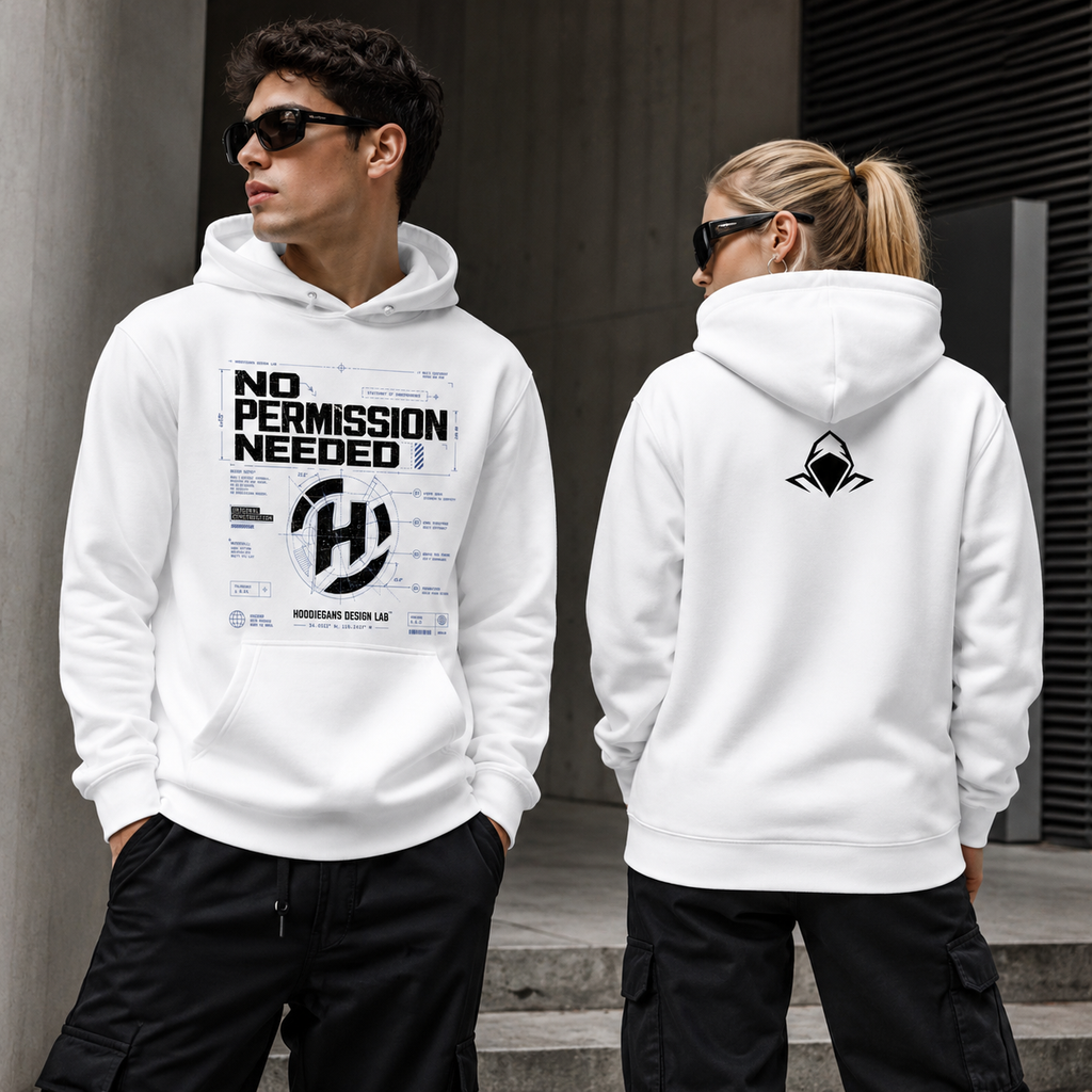 Hoodiegans No Permission Needed Hoodie