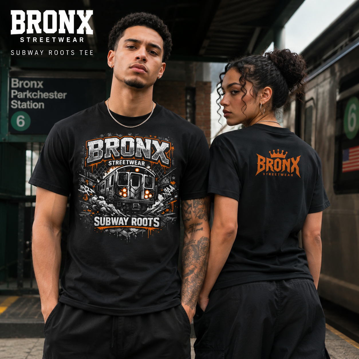 Bronx Streetwear Subway Train T-Shirt