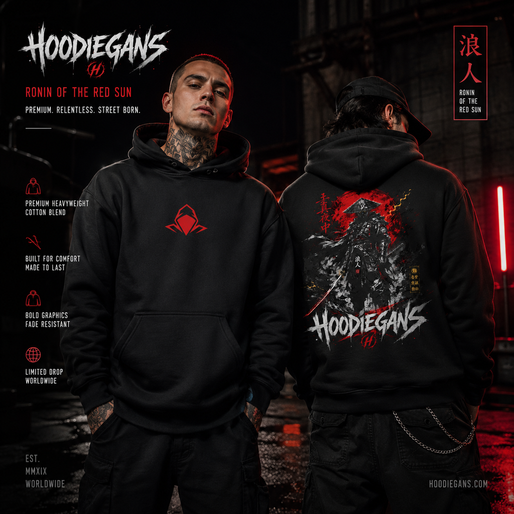 HG Ronin Of The Red Sun Hoodie