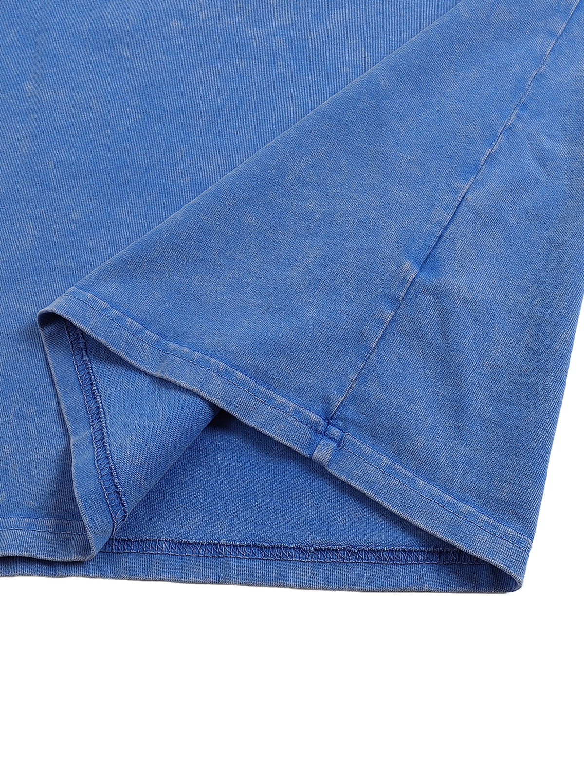 Hoodiegans Flashback Snow Washed Oversized Cotton T-Shirt
