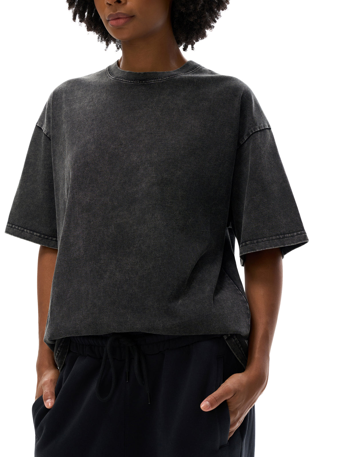 Hoodiegans Flashback Snow Washed Oversized Cotton T-Shirt