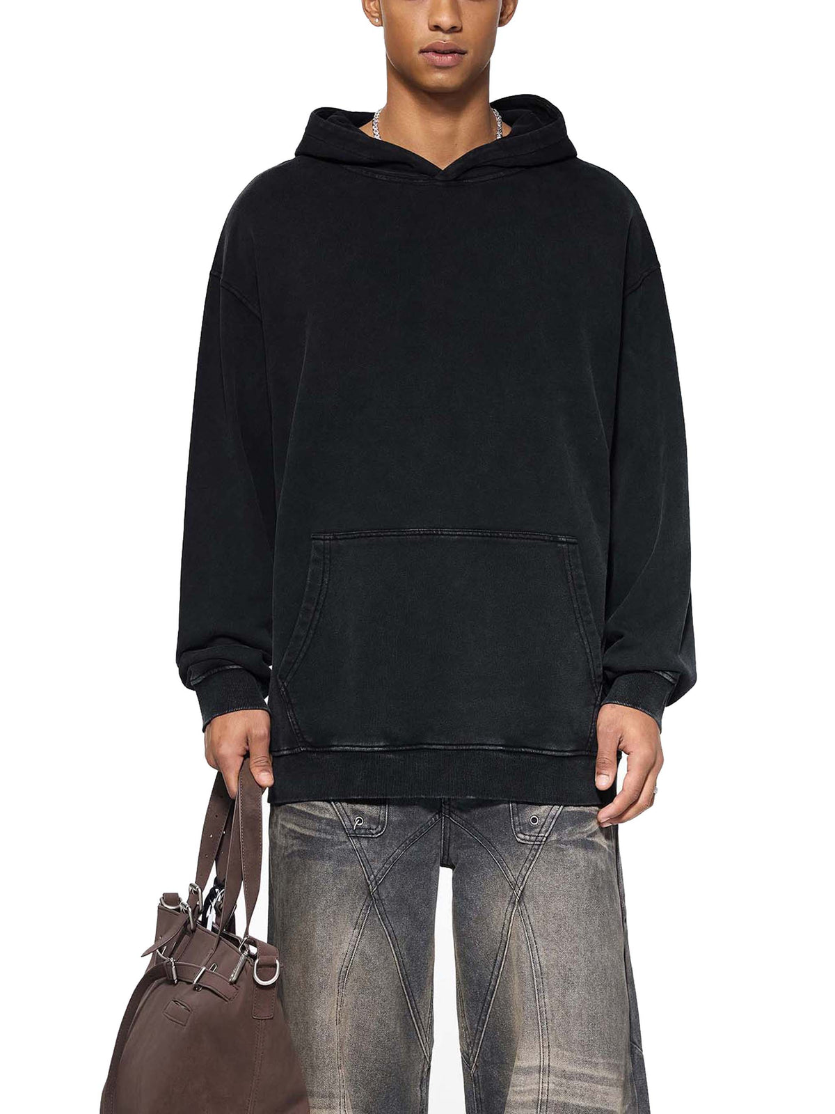 Nevada 77 Snow Washed Loose Cotton Hoodie