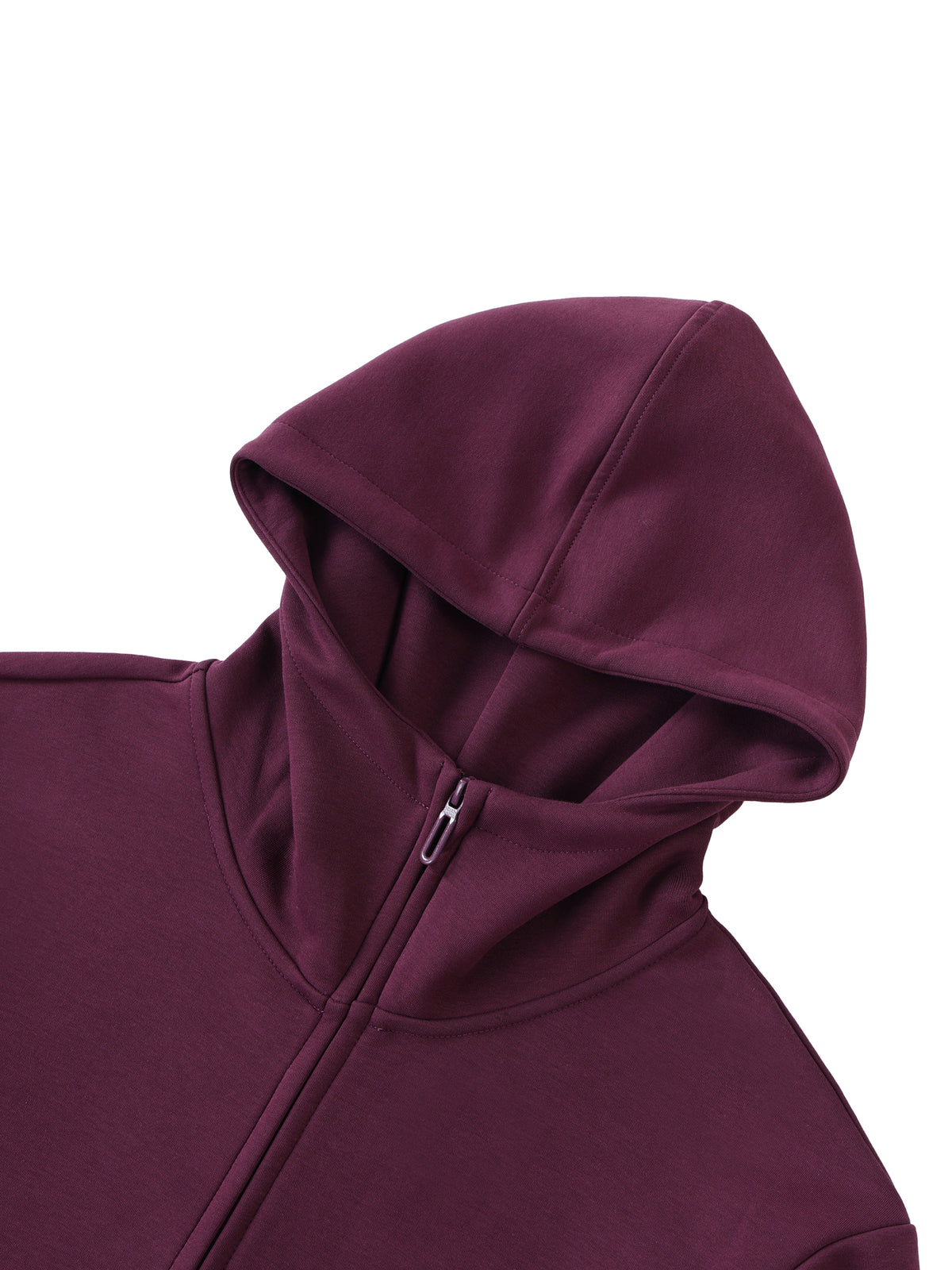 Hoodiegans Essential Heavyweight High Neck  Zip-Up Hoodie