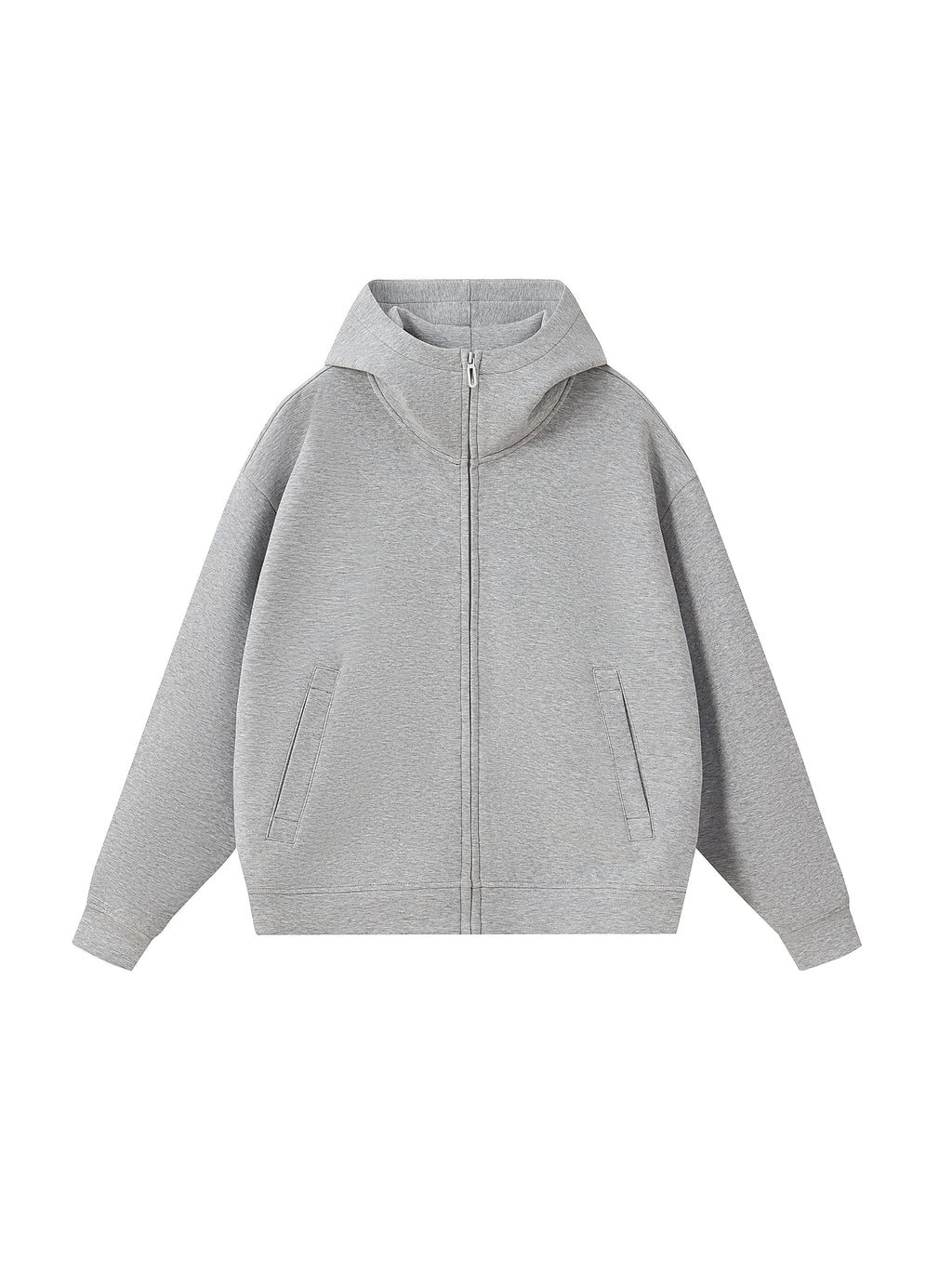 Hoodiegans Essential Heavyweight High Neck  Zip-Up Hoodie