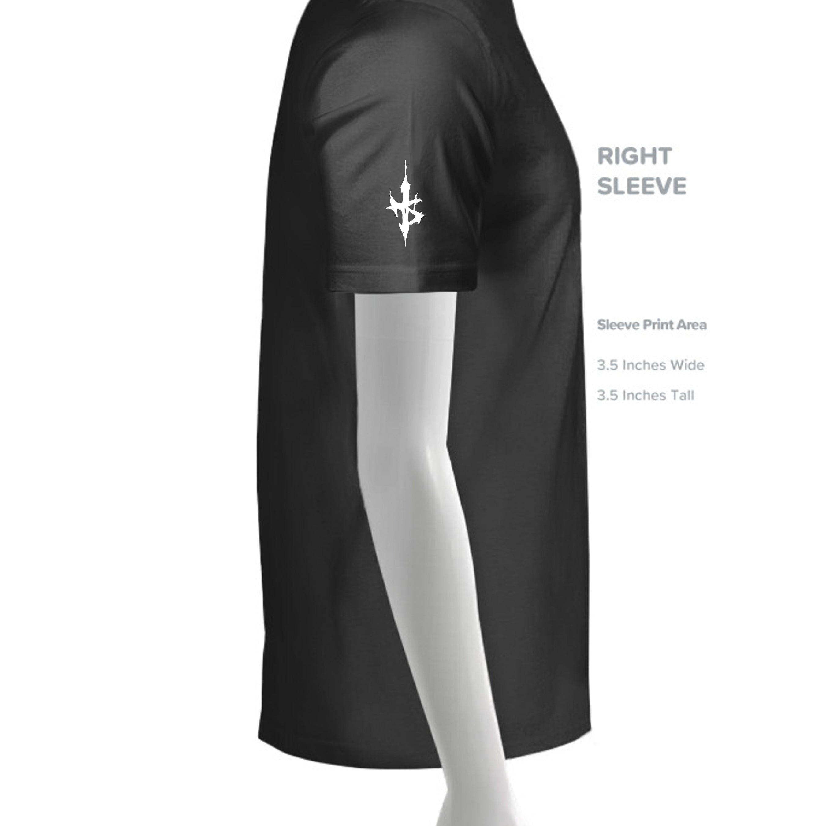 Black/ White - LST307 - SLEEVE_RIGHT